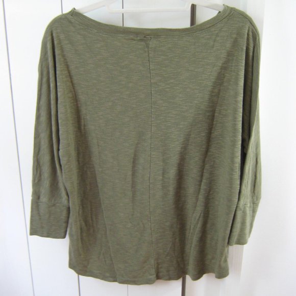 Cynthia Rowley Olive Green Casual Top - Picture 4 of 4